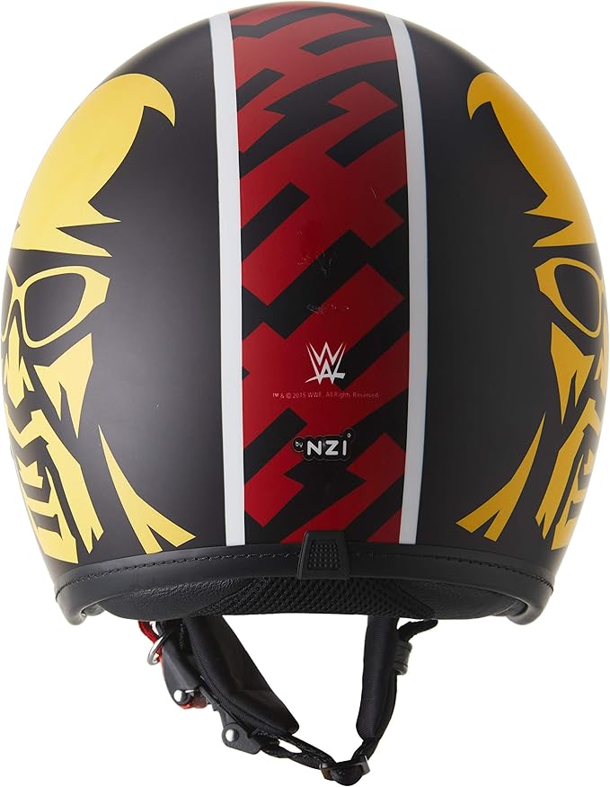 NZI Rolling3 Sun Hulk Hogan Offenes Gesicht Motorradhelm, Matt Signature