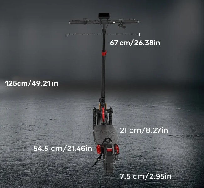 E-Scooter T4 Offroad 1000W Mit Straßenzulassung (ABEeKFV)