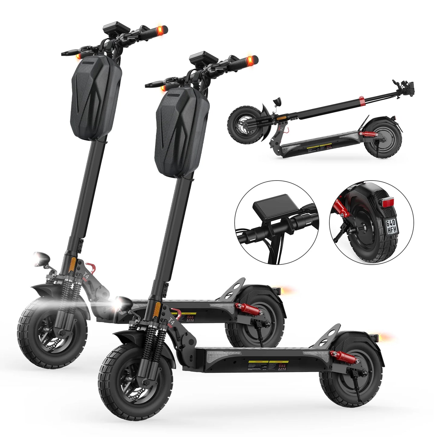 E-Scooter T4 Offroad 1000W Mit Straßenzulassung (ABEeKFV)